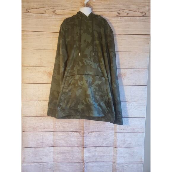 Under Armour Hoodie Men's Small Coldgear Fitted digital camo Pullover - Picture 1 of 5